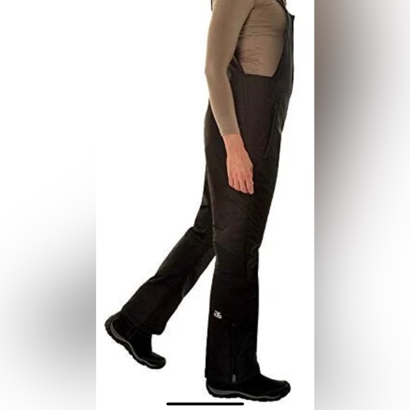 Arctix Women Essential black insulate bib overall XL 16-18 Short 27" inseam New - Picture 2 of 14